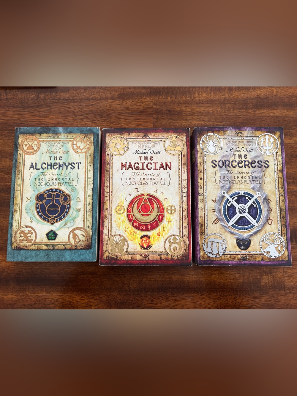 Nicholas Flamel Series Books 1-3 YA Paperback Trilogy Set Michael Scott